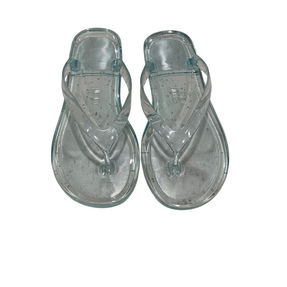 No Boundaries Women's Jelly Thong Beach Sandals